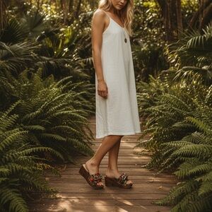 Jessica Simpson Resima Tropical Jungle Clog Sandals Women’s Size 7M